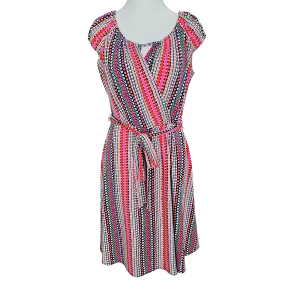 Laundry by Design Shelli Segal Poka Dot Dress Size Medium - Picture 1 of 6
